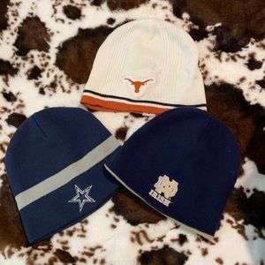 Men beanie hats Texas, Dallas, and Noterdame